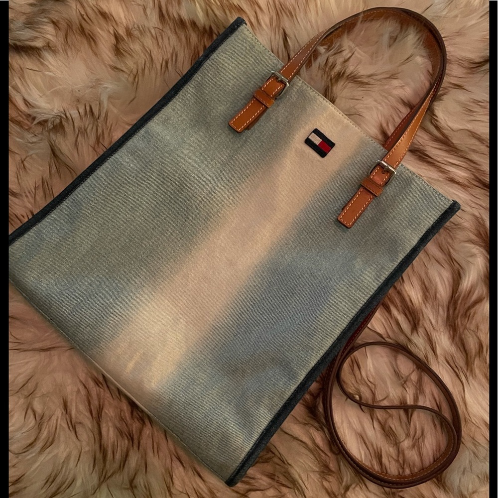 Vintage Denim Ombré Tommy Hilfiger purse